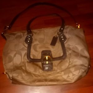 Coach signature campbell satchel